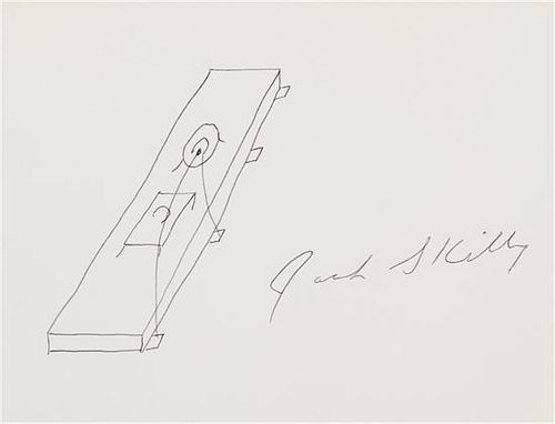 * KILBY, Jack S. (1923-2005). Original drawing signed ("Jack S. Kilby").