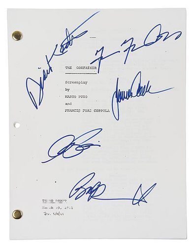 * [THE GODFATHER]. Photocopied third draft screenplay. March 29, 1971 [revised May 11, 1971].