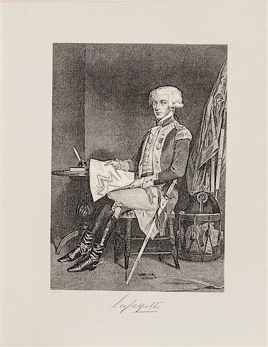 * LAFAYETTE, Marie Joseph Paul Yves Roch Gilbert du Motier, Marquis de (1757-1834). ALS ("Lafayette"), in English, to James M