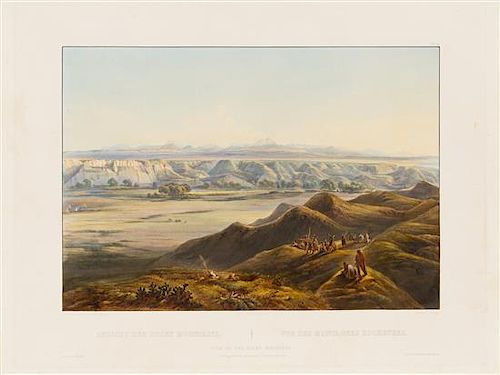 BODMER, Karl (1809-1893)   View of the Rocky Mountains