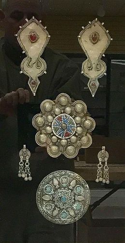 A PAIR OF FRAMED NORTH AFRICAN JEWELRY