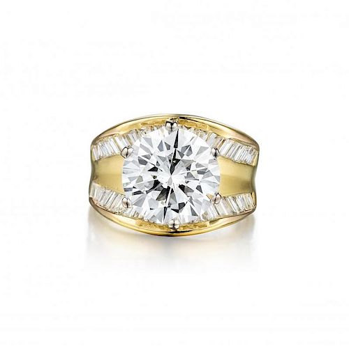 A 3.74-Carat Diamond Ring