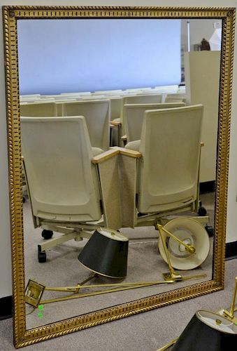 Gold framed mirror, 41" x 53".   Provenance: The Estate of Thomas F Hodgman of Fairfield, Connecticut