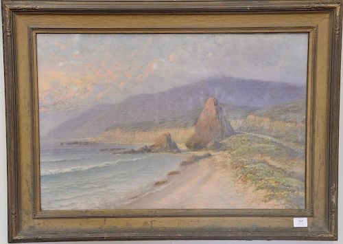 Oldrich Farsky (1860-1930), oil on paper, Western landscape, signed lower right: O Farsky, 20" x 30".