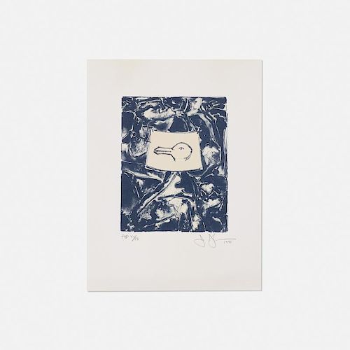 Jasper Johns, Untitled (from the Harvey Gantt Portfolio)