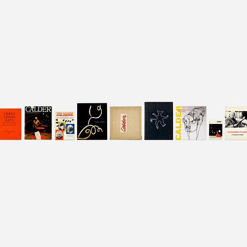 Alexander Calder, collection of fifteen books