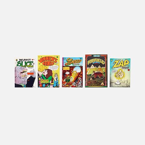 Robert Crumb, Rare comic books, collection of five