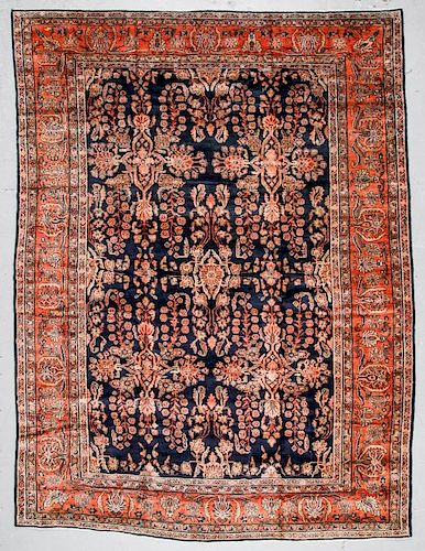 Antique Mahal Rug, Persia: 8'6'' x 11'5''