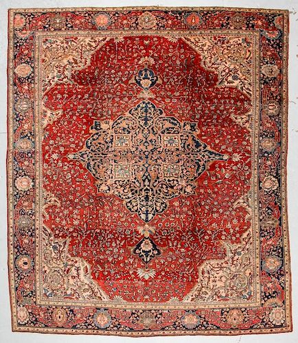Antique Sarouk Ferahan Rug, Persia: 10' x 11'7''