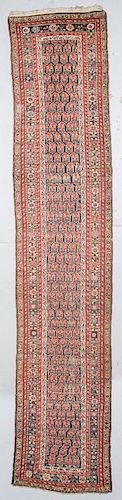 Antique West Persian Kurd Rug, Persia: 3'2'' x 15'9''