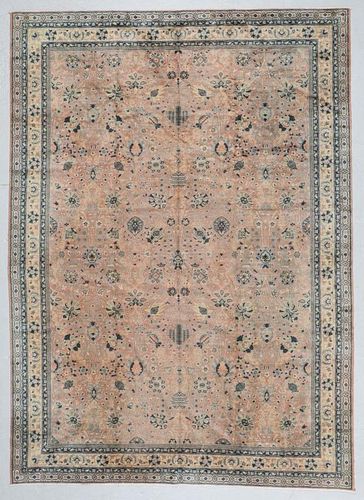 Antique Austrian Savonnerie Carpet: 9'7'' x 13'3''