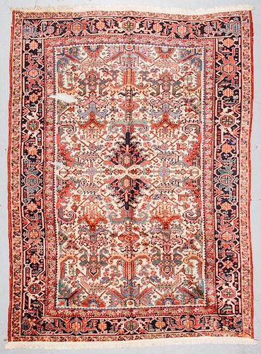 Antique Heriz Rug, Persia: 7'6'' x 10'4''