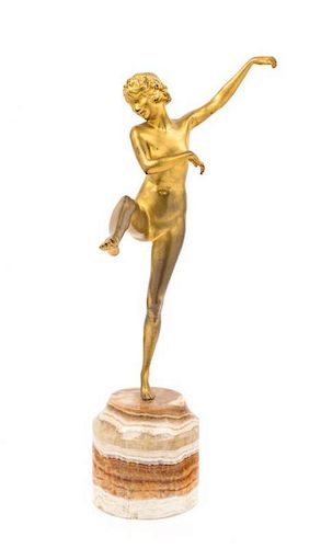 Art Deco, France, 1930s, Dancing Maiden