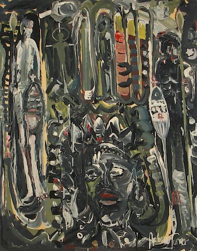 Andrew Turner (1944-2001) Tribal Painting