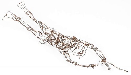 Thai Varick (1941-2001) Scuba Diver Wire Sculpture