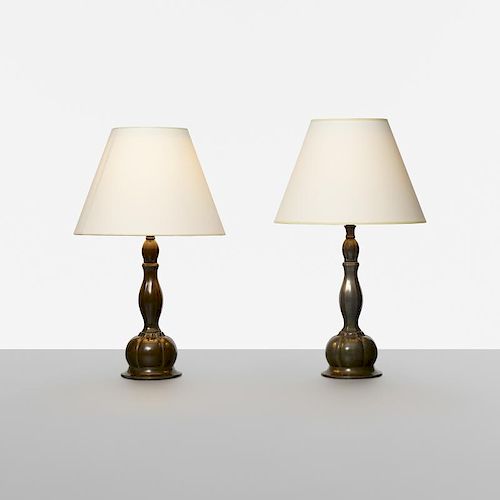 Just Andersen, table lamps, set of two