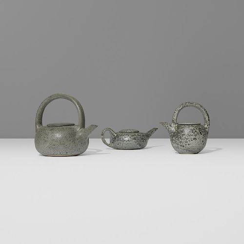 Aage and Kasper Wurtz, teapots, collection of three