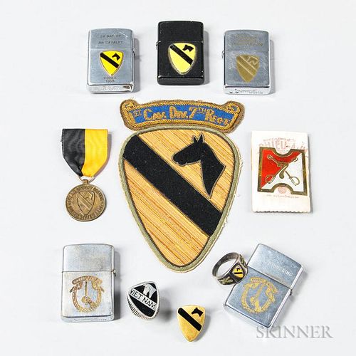 Air Cavalry Insignia and Lighters