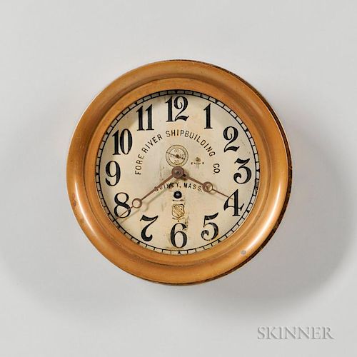 Fore River Shipbuilding Co. Wall Clock