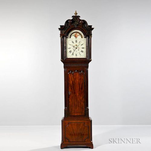 James Butler Mahogany Longcase Clock
