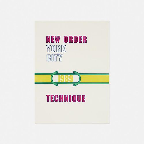 Lawrence Weiner, New Order poster
