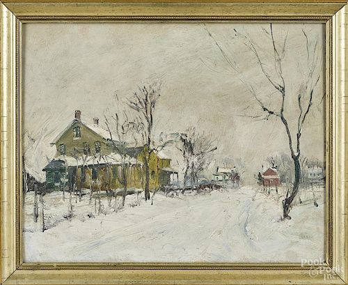 Walter Emerson Baum winter landscape