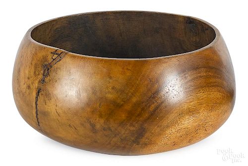 Hawaiian Koa wood poi bowl