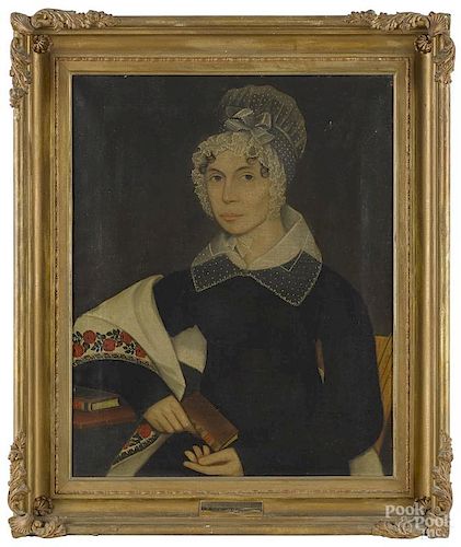 Ammi Phillips portrait of a woman