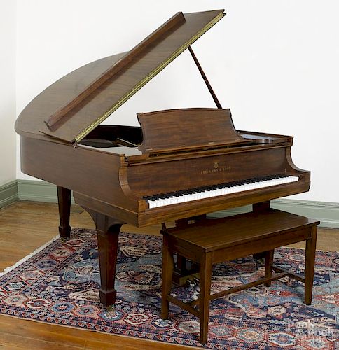 Steinway Model L baby grand piano