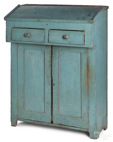 New England painted pine jelly cupboard