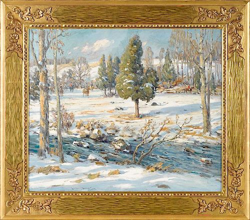 Charles Morris Young winter landscape