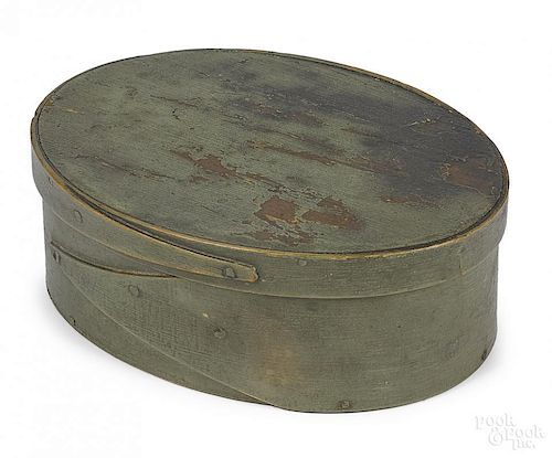 New England Shaker painted bentwood box