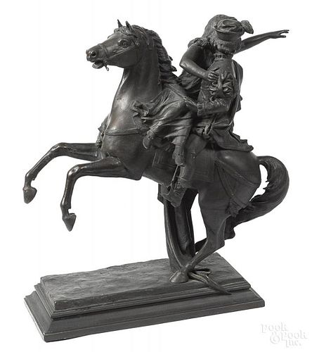 R. Bartoletti, patinated bronze