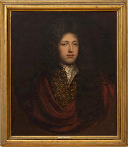 ATTRIBUTED TO GODFREY KNELLER (1646-1723): PORTRAIT OF AN ENGLISH GENTLEMAN