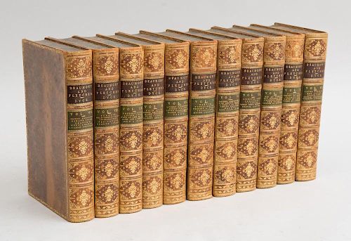 ALEXANDER DYCE, THE WORKS OF BEAUMONT AND FLETCHER, 11 VOLUMES