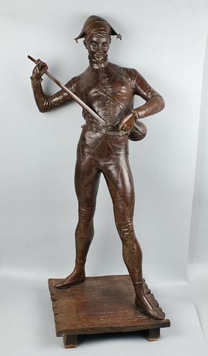 Large 32" Paul Dubois (France, 1829-1905) Bronze