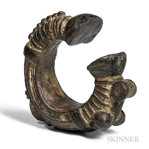 Large Bronze Dogon Bracelet for sale at auction on 5th May | Bidsquare