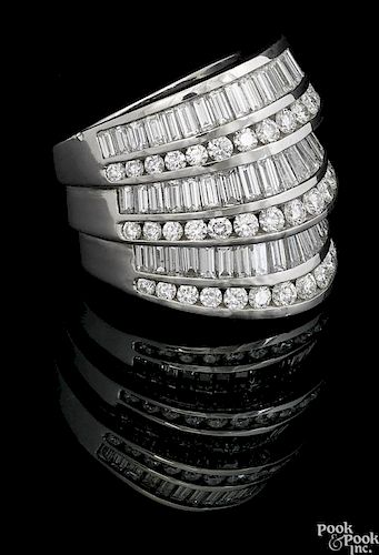Platinum diamond Charles Krypell ring
