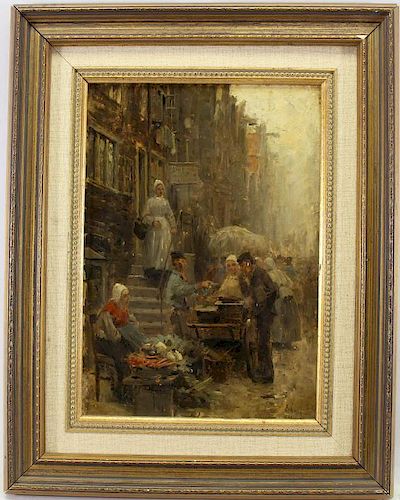 Otto Eckmann (1865-1902) Street Scene, Christie's