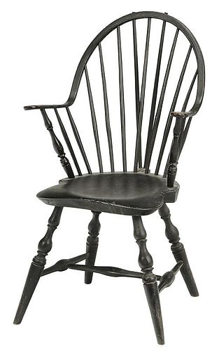 American Windsor Brace Back Side Chair