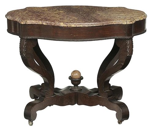 American Classical "Turtle Top" Center Table