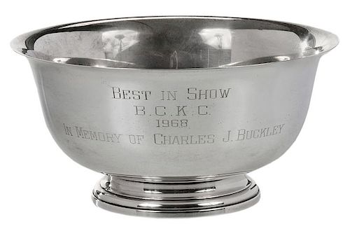 Best in Show Sterling Trophy, 1968