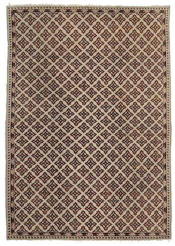 Ivory Field Moroccon Carpet