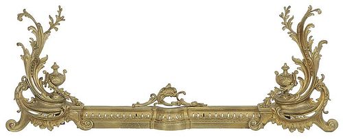 Set of Louis XV Style Gilt Bronze Chenets