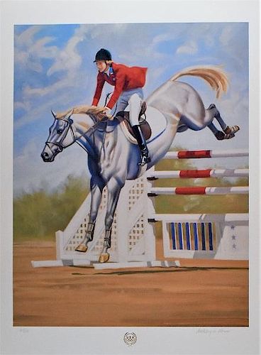 Anthony Alonso "Another Equestrian" Limited Edition Lithograph