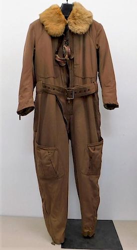 WWII Japanese Army Aviators Flight Suit & Goggles