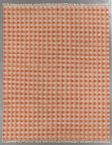 Modern Mid Century Style Natural Dye Rug: 7'10'' x 9'10''