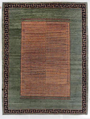 Modern Tibetan Rug: 12'4'' x 16'6''