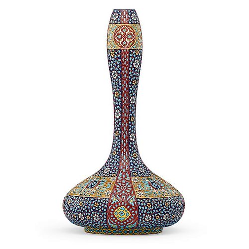 LONGWY (Attr.) Large vase