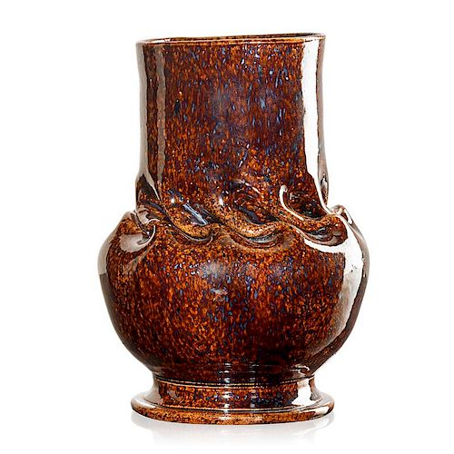 GEORGE OHR Large vase with in-body twist